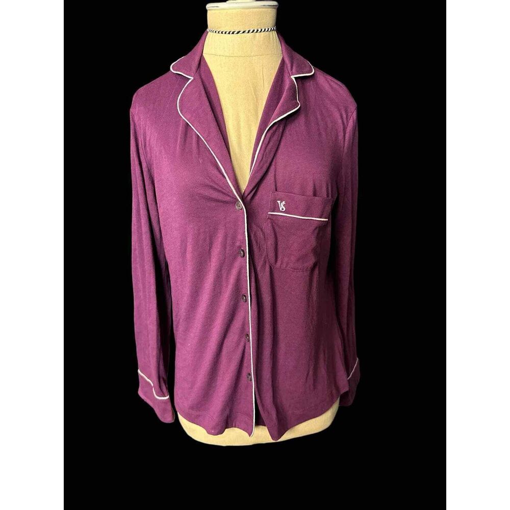 Victoria’s Secret Plum 2 piece Pajama Loungewear Set Size XS
